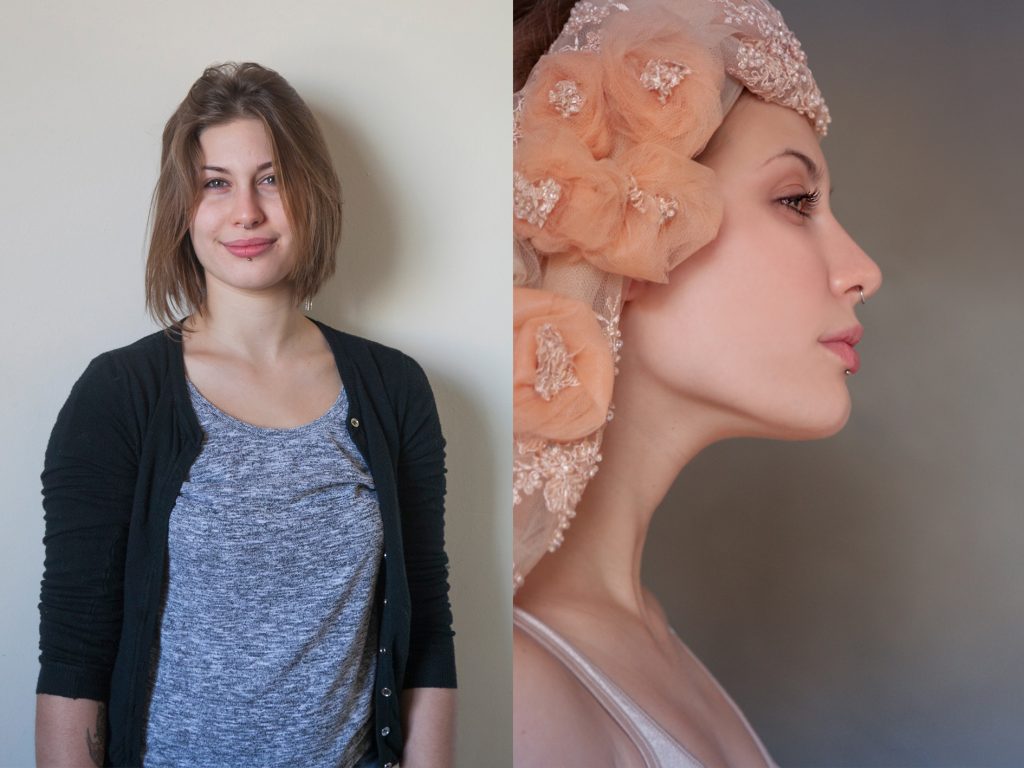 Before and after total make over photo shoot by Ami Elsius